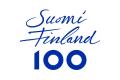 Logotype of Suomi Finland 100 campaign
